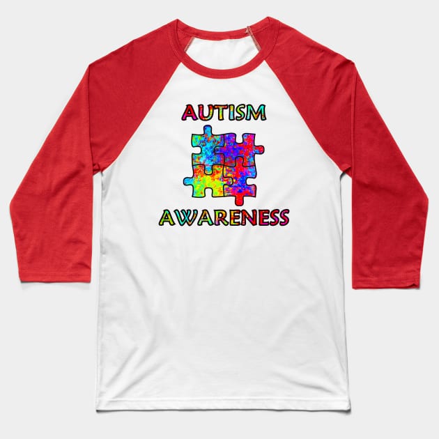 Autism Awareness Baseball T-Shirt by Jan4insight TeeStore